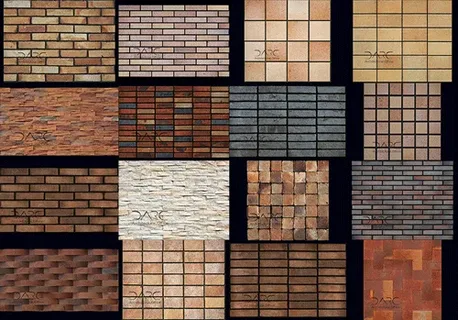 تصویر 4 از آجر نسوز نما آنتیک قهوه‌ ای مدرن و زیبا